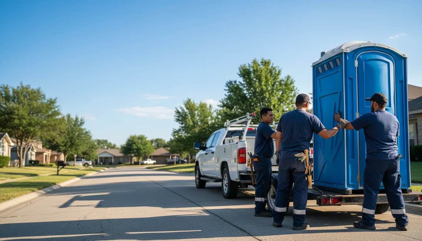 Portable Toilet Rental in Hallsville, TX near me